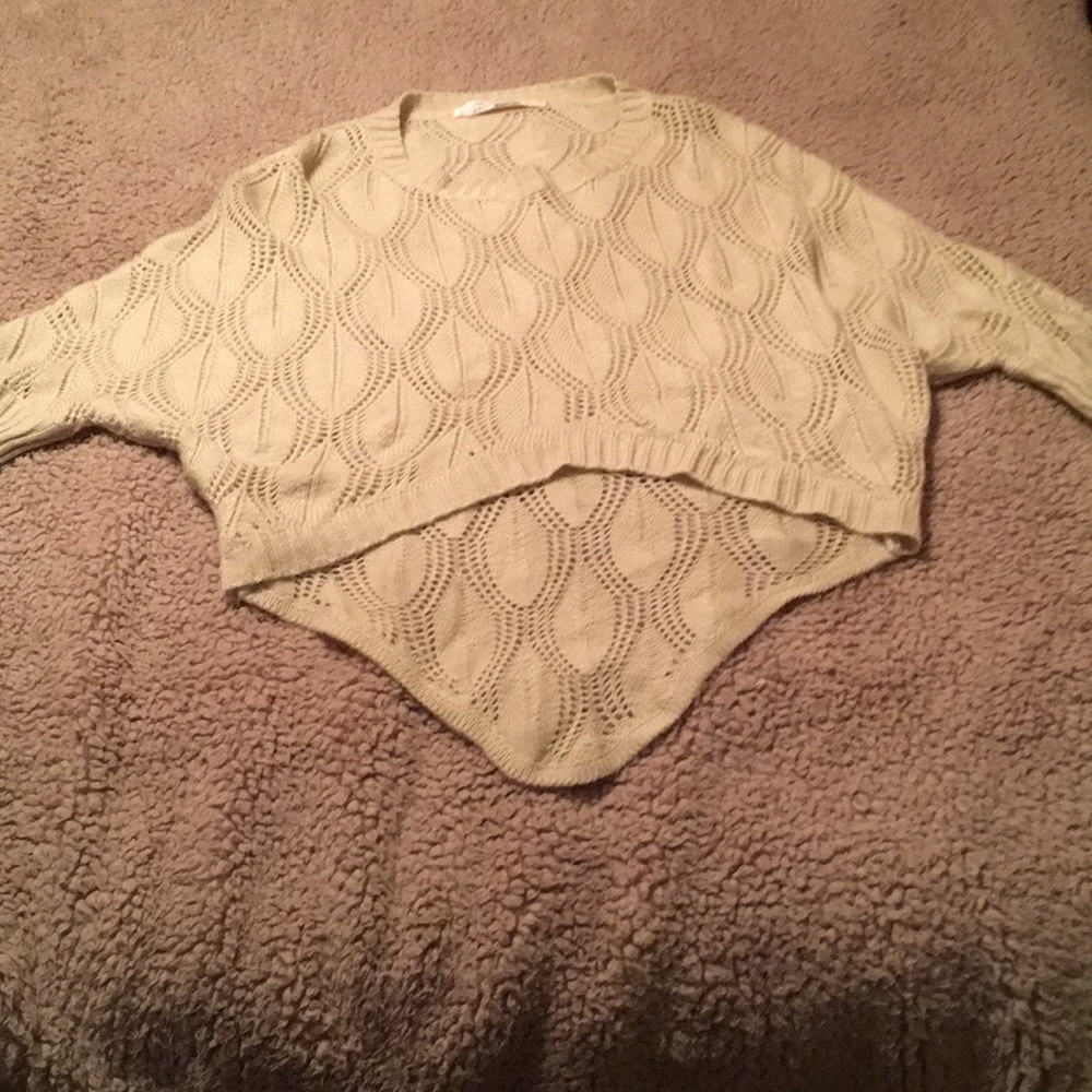 🏖3/$10 Runway Couture Sweater hi/low